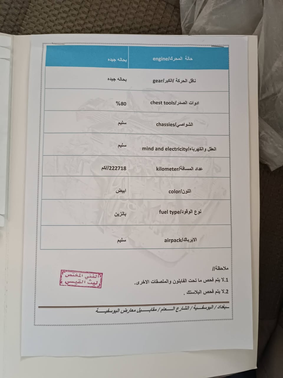 رامادا خليجي2009 مكفوله كفاله عامه سعر 140 وبيها مجال مكاني بغداد الطيفية ***********
