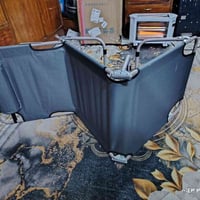 سرير تخييم وسفرات.. سهل التركيب.. خفيف.. يتحمل اوزان عالية.. السعر 25 ...