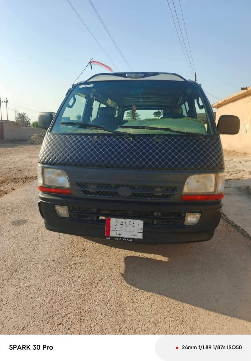 السلام عليكم هايسا 14راكب رقم بغداد سنويه بعدلها شهر وتنفذ مكاني ديالى كير اوتوماتيك محرك بطه 2500 سياره بلاديه بدون صبغ لسعر 65قفلها الاستفسار الاتصال ***********
