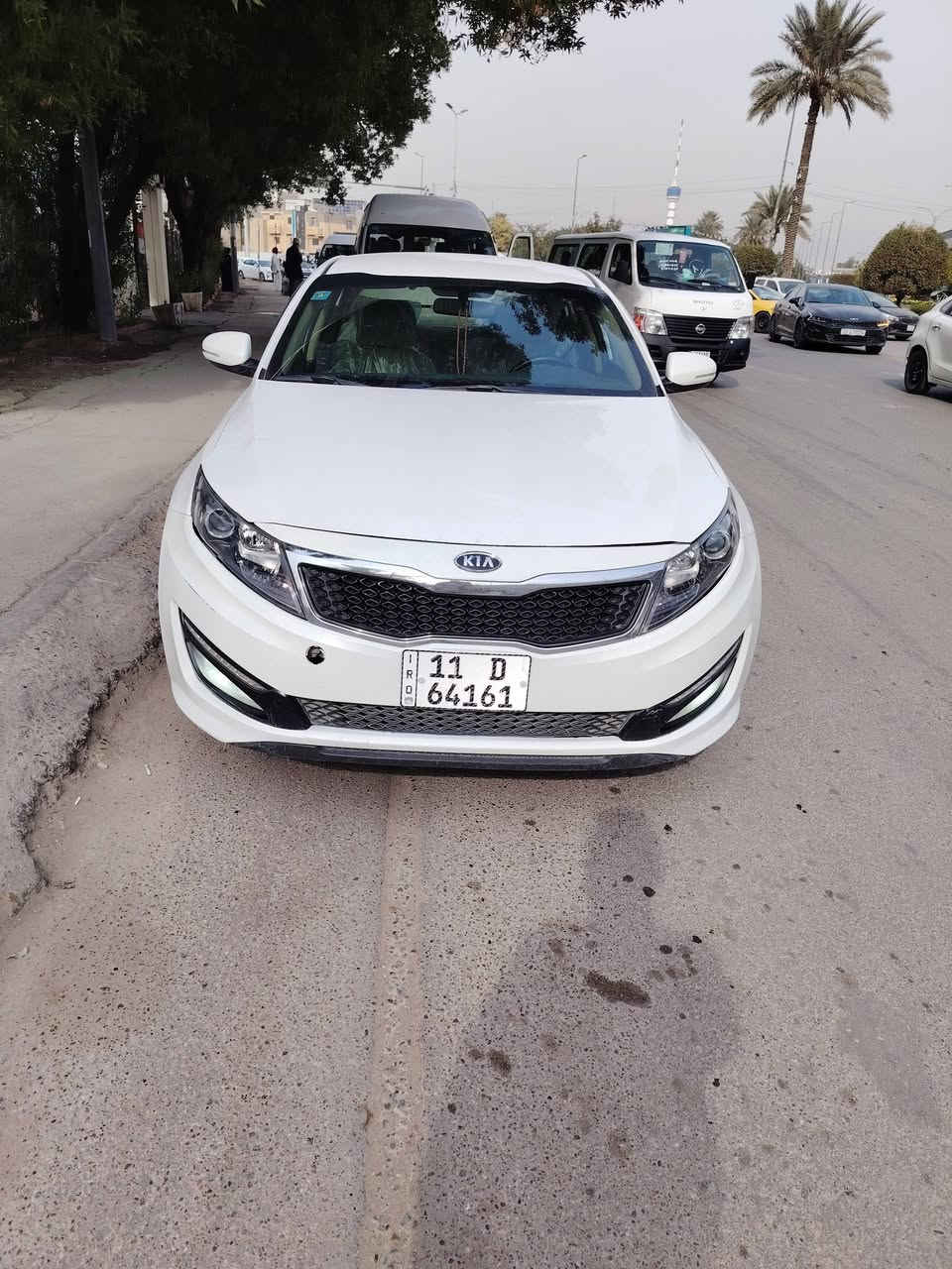 سلام عليكم  سياره اوبتما خليجي موديل 12 للبيع كير محرك تبريد ثلج
قطعتين تبديل بدون دواخل رقم بغداد الجديد السعر 115وبيها مجال بسيط ***********
