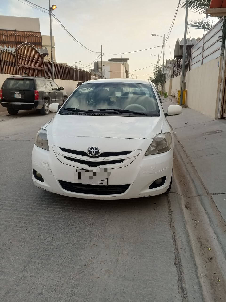 من رخصة الأدمن المحترم.... 
للبيع تويوتا يارس موديل 2007 خليجي
1. جام كهرباء 
2. كيجات دبل رون 
3. محرك 1500
4. تحكم مري جهتين 
محرك وكير جديد وكفالة شرط تدفئة تبريد  حدادية امامي خلفي جديدة بطارية جديدة تخم تاير ابيع مصبوغة حزام بيها اربع قطع صبغ فقط رقم بغداد بسمي تحويل ثاني يوم 
ملاحظة : ـ السنوية صاقطة صالرلها شهرين 
مكانها /النجف الاشرف 
السعر 75$ ورقة وبيها مجال
رقم الموبايل /***********
