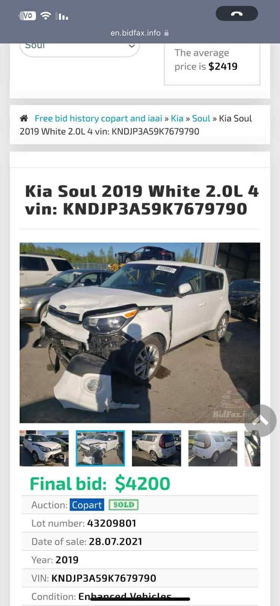 السلام عليكم
صول 2019 رقم اربيل

السياره بيها 3 قطع جاملغ وبنيد وباب بدون ايرباك السياره

السياره ماشيه 58Ml

سياره جديده كير مكينه حداديده تبريد تدفئه جاهزه منن كلشي اي نقص مابيها 

ب 130 وبيها مجال بسيط 

مكاني حله 

***********
