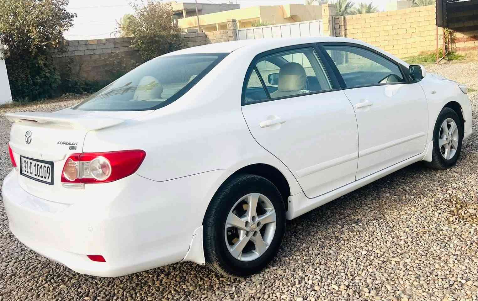 كورلا 2011 خليجي
رقم سليمانية + سنويه ل2028 تحويل ثاني يوم
ضرر باب عكس السائق مبدل اصلي (گصه) 
كير , محرك شرط + صدر جديد + تخم تاير جديد + دهن كير جديد 
السعر 133 وبيها مجال شي قليل
العنوان الشرقاط الساحل الايسر اسديرة 
***********
