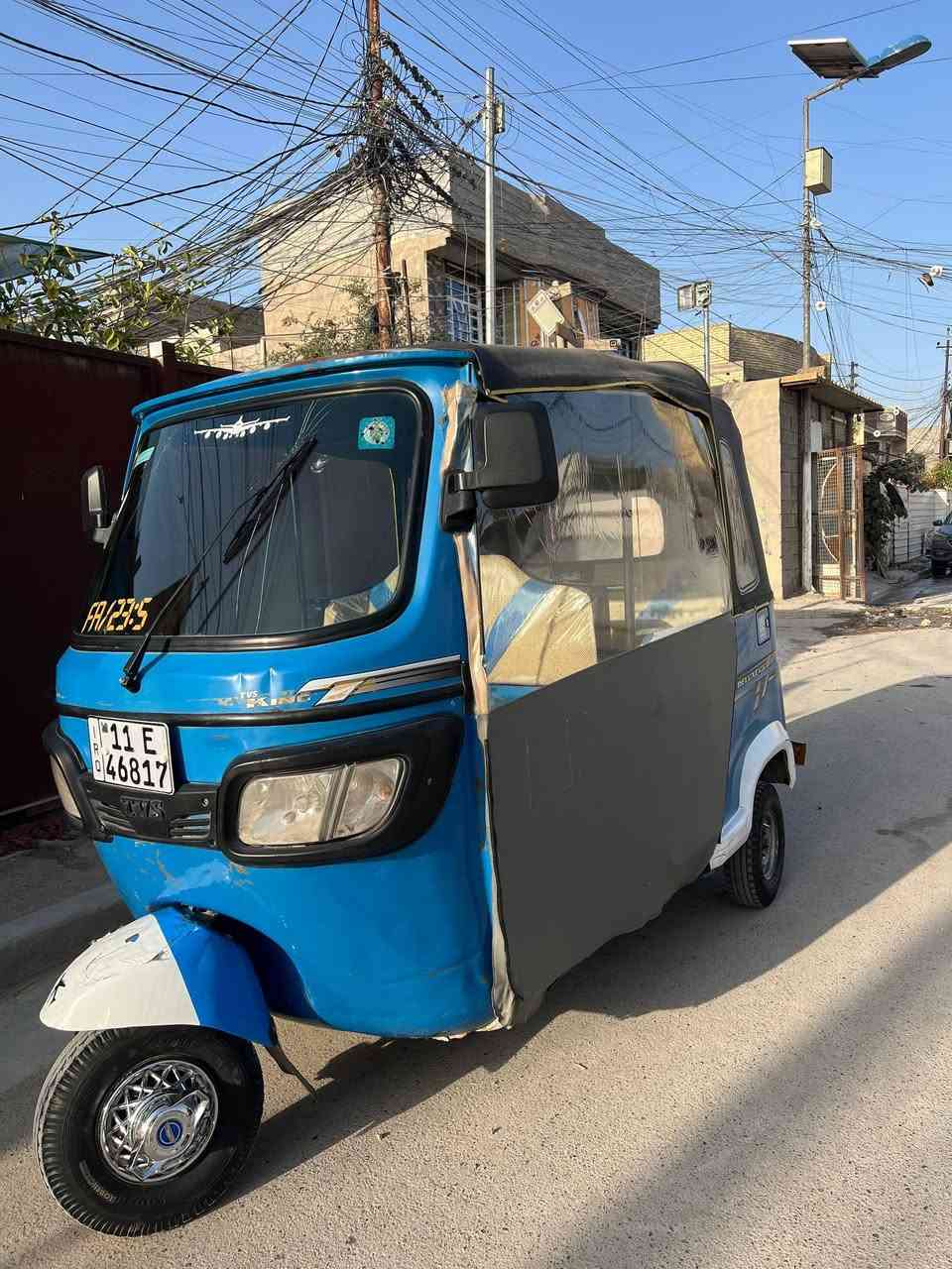 السلام عليكم تكتك TVS موديل 2021 شهر 6 رقم نكليزي تحويل مباشر  بيها هزه جديده تكتك خير من الله ما بيها نقص كبل للشارع جيب فيتر وتعال افحص السعر 6500
وبيها مجال رقم الهاتف/*********** بي وتساب
