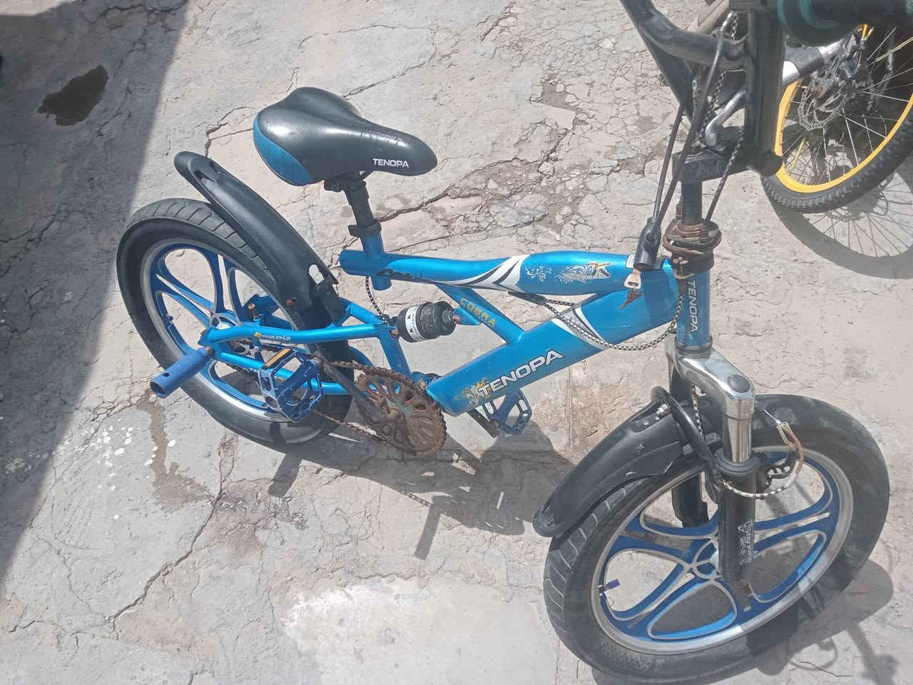 بايسكلات حجم 20 عدد 2 نظاف باله اصليات ونظيفات الاصفر ب75
الازرق Bmx  كوري اصليات بريك الزنجبيل وبريك بليده السعر 80الف مكاني السيده ***********
