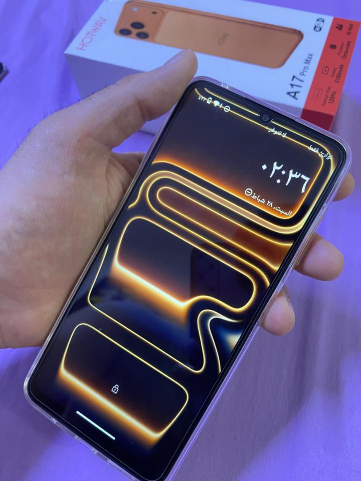 تليفون اي 17 برو ماكس
استعمال اسبوع تقريباً 
من شركه هوت ويف الغنيه عن التعريف. 
16 جيجا رام و 128 جيجا
الشاشه 120 هيرز
السعر 125 الف.  مكاني بغداد الغزالية 
مع الملحقات ***********
