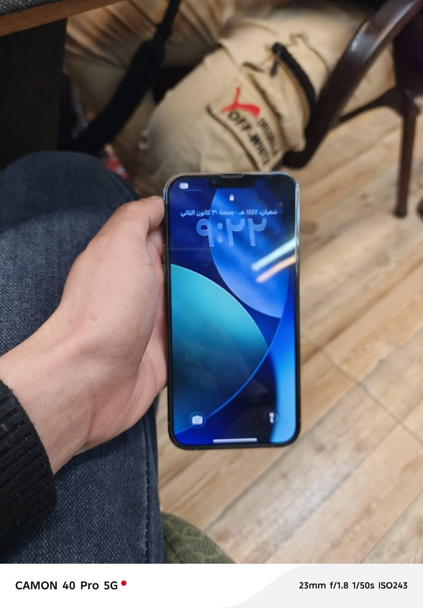 أعاده نشر بسبب الوعود الكاذبة
إيفون 13 برو ماكس 
ذاكره ((٢٥٦))

بطاريه ((88))

دبل سيم كارت 

لون بحري المرغوب 

الجهاز شرط انظف من الصور اثر خدش ما بي 

انتبه الجهاز فقت الفلاش ما يشتغل  

الجهاز نورمان حصر هوا  

لتواصل ***********
سعر ((600))

وبي مجال لطيبين ما متواجد عا فيس بيع مستعجل
