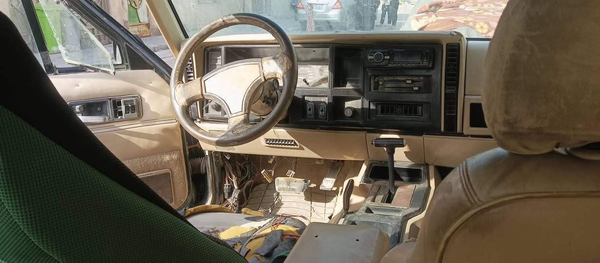 جيب شيروكي موديل ١٩٩١
مكينه  كاز رقم انبار السعر 35 ورقه مكان كربلاء المقدسة الرقم ***********
