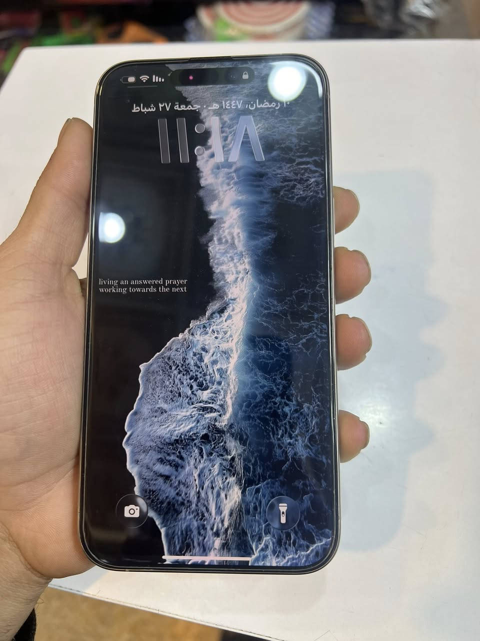 ايفون 15 برو ماكس
كفاله عامه ممفتوح  
ذاكره 256
بطاريه 86
سعر مليون و ١٥٠ وبي مجال بسيط 
تواصل : ***********
