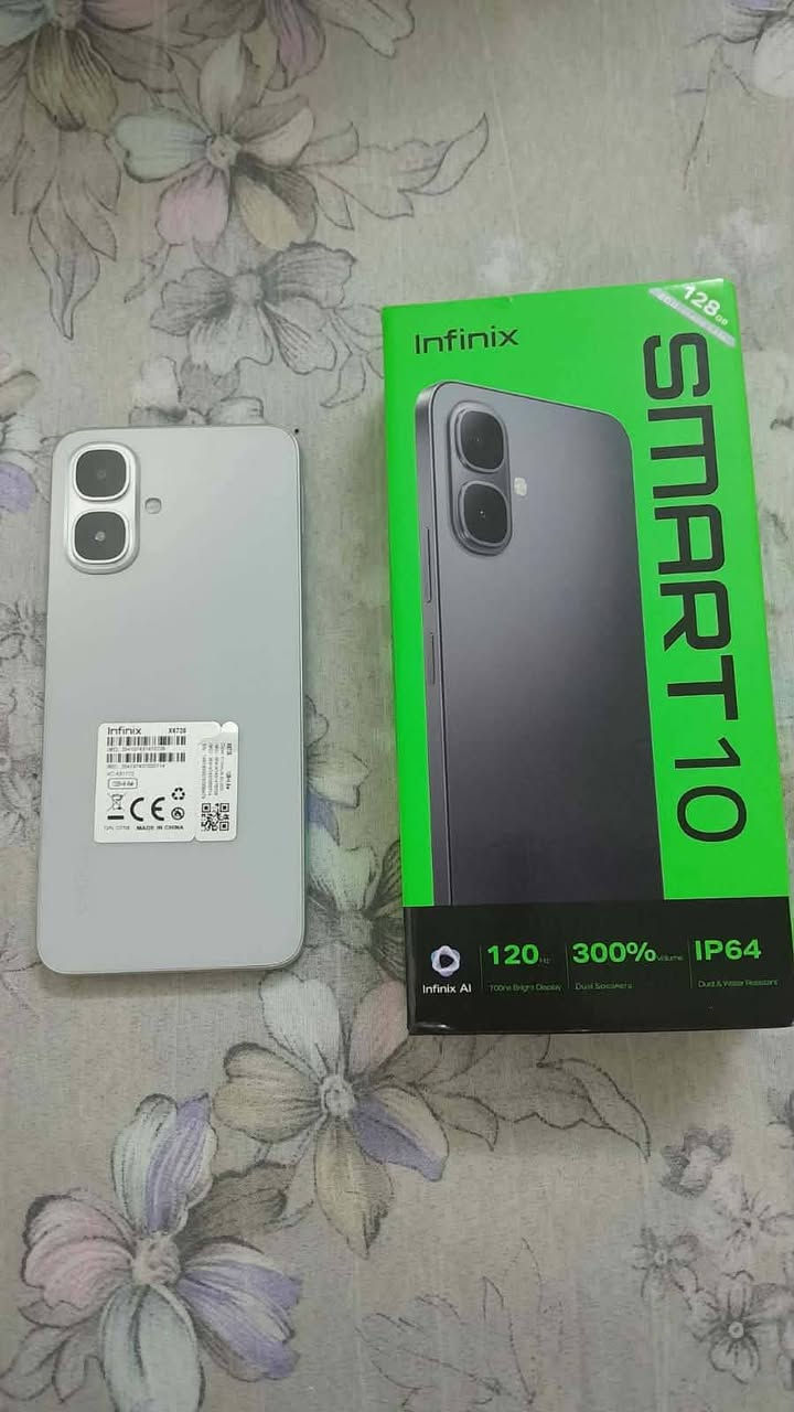 السلام عليكم infinx smart 10
ذاكره ١٢٨ 
رام٤+٤ 

جهاز بعده جديد كامل ملحقات وياه٤ كفرات
مراوس شعندك اعرض

مكاني بغداد الحريه


**إذا كنت صاحب هذا الإعلان وتريد حذفه لأي سبب، رجاءا أرسل رسالة إلى الدعم الفني**