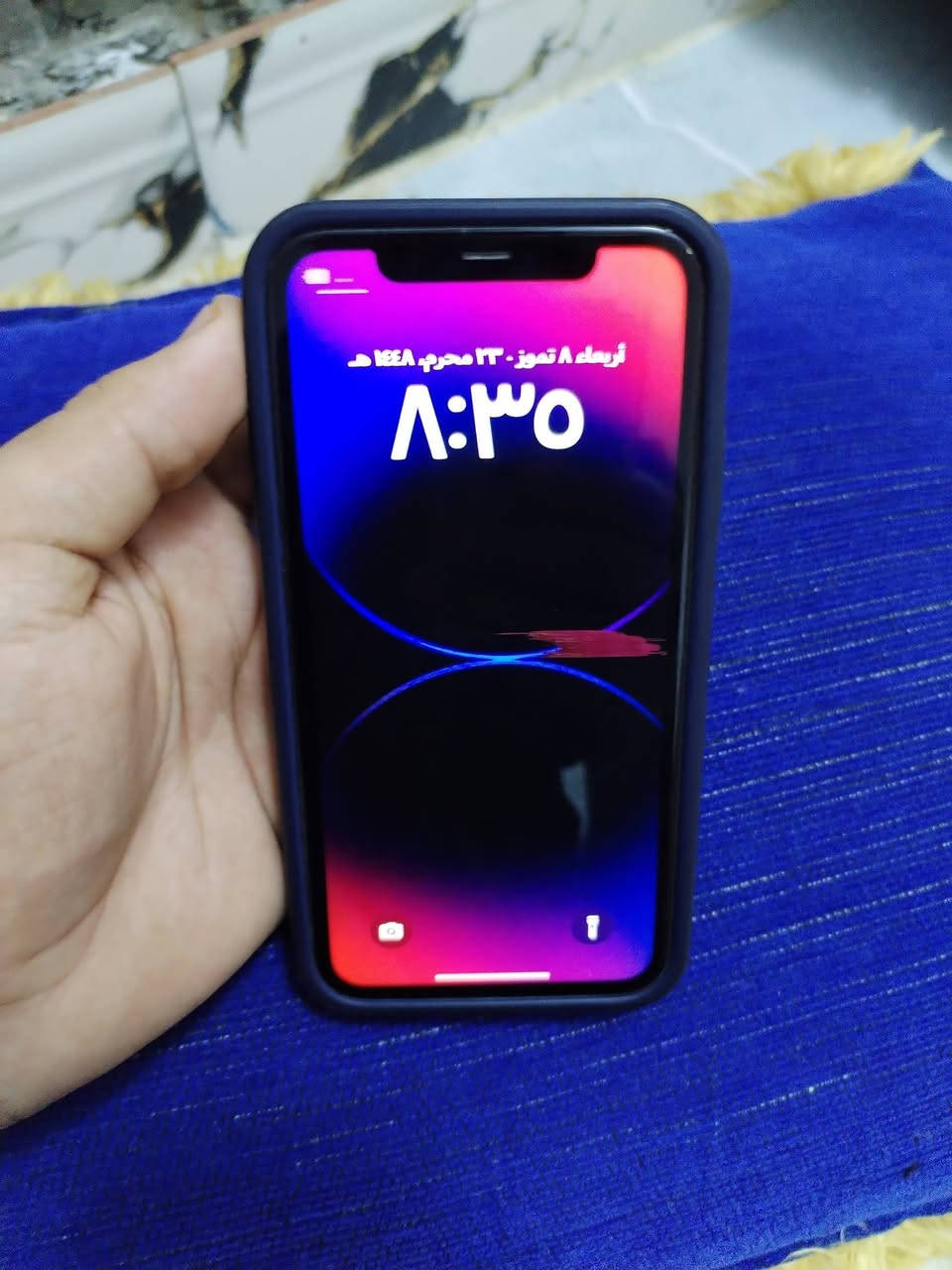آيفون 11 للبيع  مكفول ذاكره 128 بطاريه 74 ما مبدله نموذج M السعر 230 وبيه مجال قليل  ملحقاته حافظه وكبيل بيه شخط قليل ما ياثر ***********
