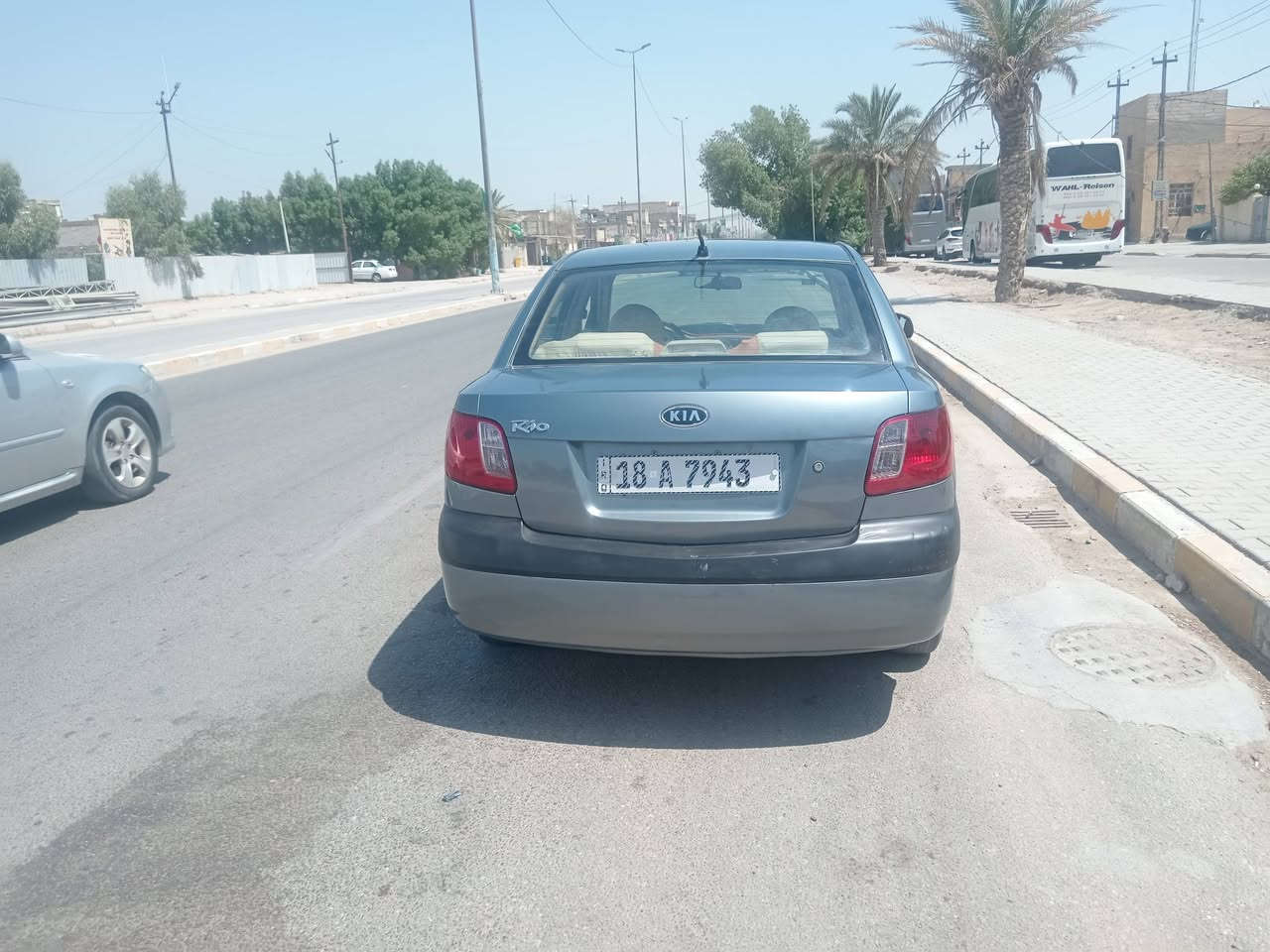 كيا ريو موديل 2006 رقم بابل سنويتها 2026 الشهر الثامن النفاذ مكفوله من الضربه مصبوغه جماليه اثر جراد مكانها نجف السعر 68 وبيها مجال الاتصال على هذا الرقم***********
