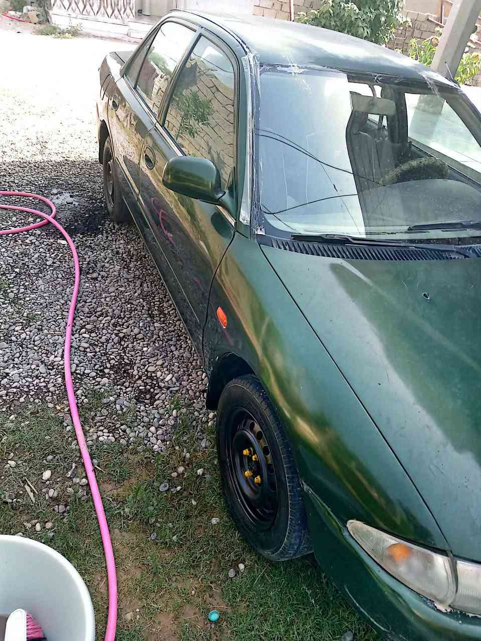 السلام عليكم 
مكلف بل نشر 
بروتون  حره 2002
للبيع لون زيتوني
گير محرك جديد 
صدر طخم تاير جديد بيها في البونيد شبر معجون خارجي مو داخل
جوم كهربائية 
مسجل تبريد ثلج ويه الصويج
رقم نينوى 
تحويل ثاني يوم  
#سياره جديده وحلوه 
العنوان جنوب الموصل ناحية القياره 
للستفسار.  او السعر اتصل على هذه الرقم... ***********
