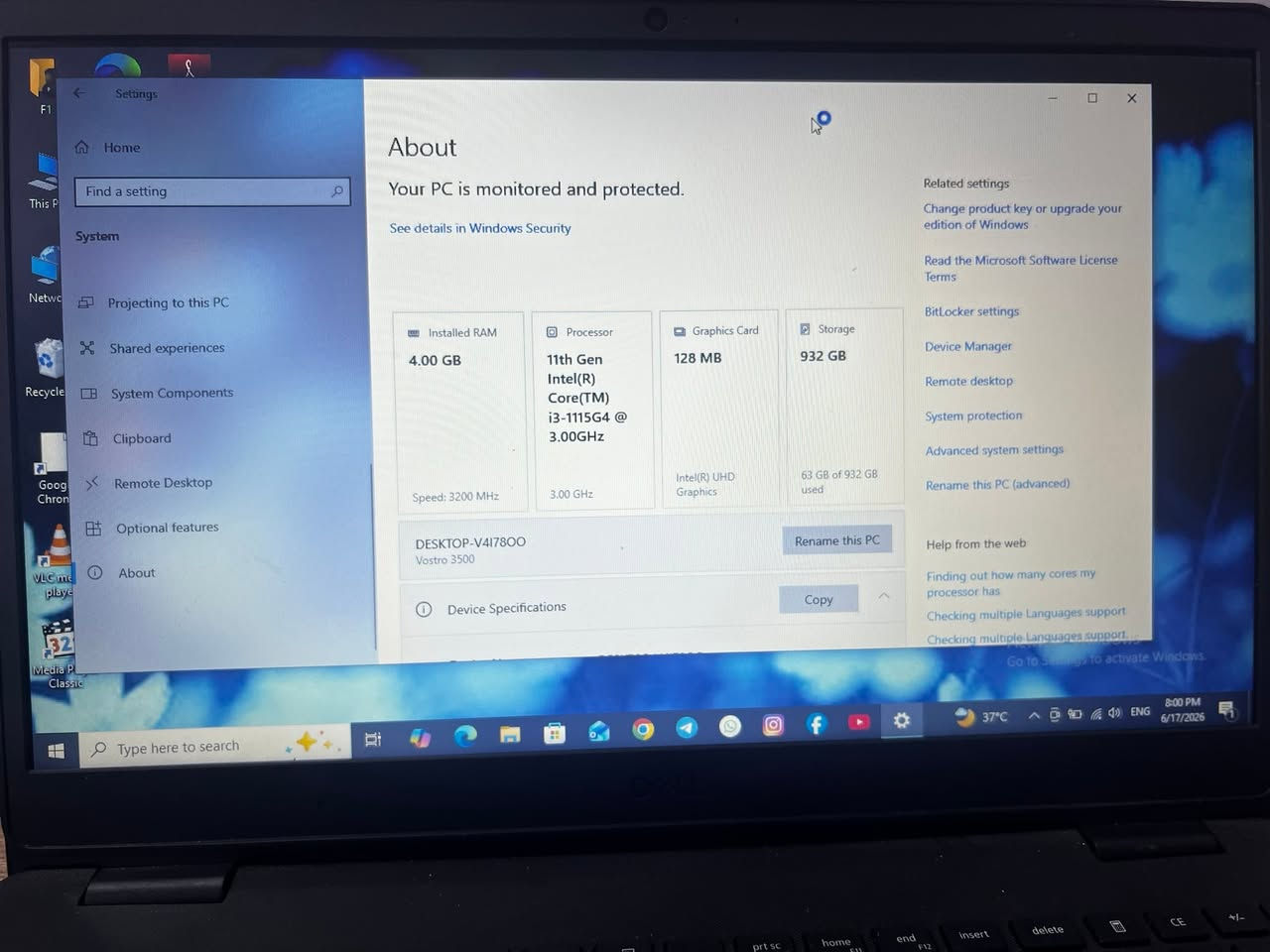 لابتوب ديل مستعمل
نظيفة جدا ما مستعملة بس فترة قصيرة جدًا وجبت غيرها ف بقت كل الاجزاء سليمة، الشاحنة موجودة، كل مواصفاتها بالصور ، الشاشة عرضها تقريبا 35 سم السعر بيه مجال للي جاد بالشراء، ويوجد توصيل تكلفته 5 الاف

جبتها بوقتها 600$

ابيعها ب 450 الف دينار وبيها مجال بسيط


**إذا كنت صاحب هذا الإعلان وتريد حذفه لأي سبب، رجاءا أرسل رسالة إلى الدعم الفني**