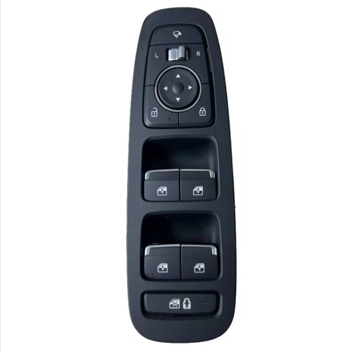 للبيع مفتاح تحكم النوافذ والمراية الرئيسية (جهة السائق) لسيارة هونداي سوناتا من موديل 2020 وحتى 2023..
حالة القطعة: أصلية وكالة (نظيفة جداً).
​المواصفات: تدعم خاصية طي المراية كهربائياً (مواصفات خليجي).
​رقم القطعة: 93570-L1011.
​اللون: أسود مطفي (NNB).
​القطعة تم فحصها وشغالة 100% على الشرط.
الموقع: بغداد العامرية شارع المضيف 
للتواصل: ***********
