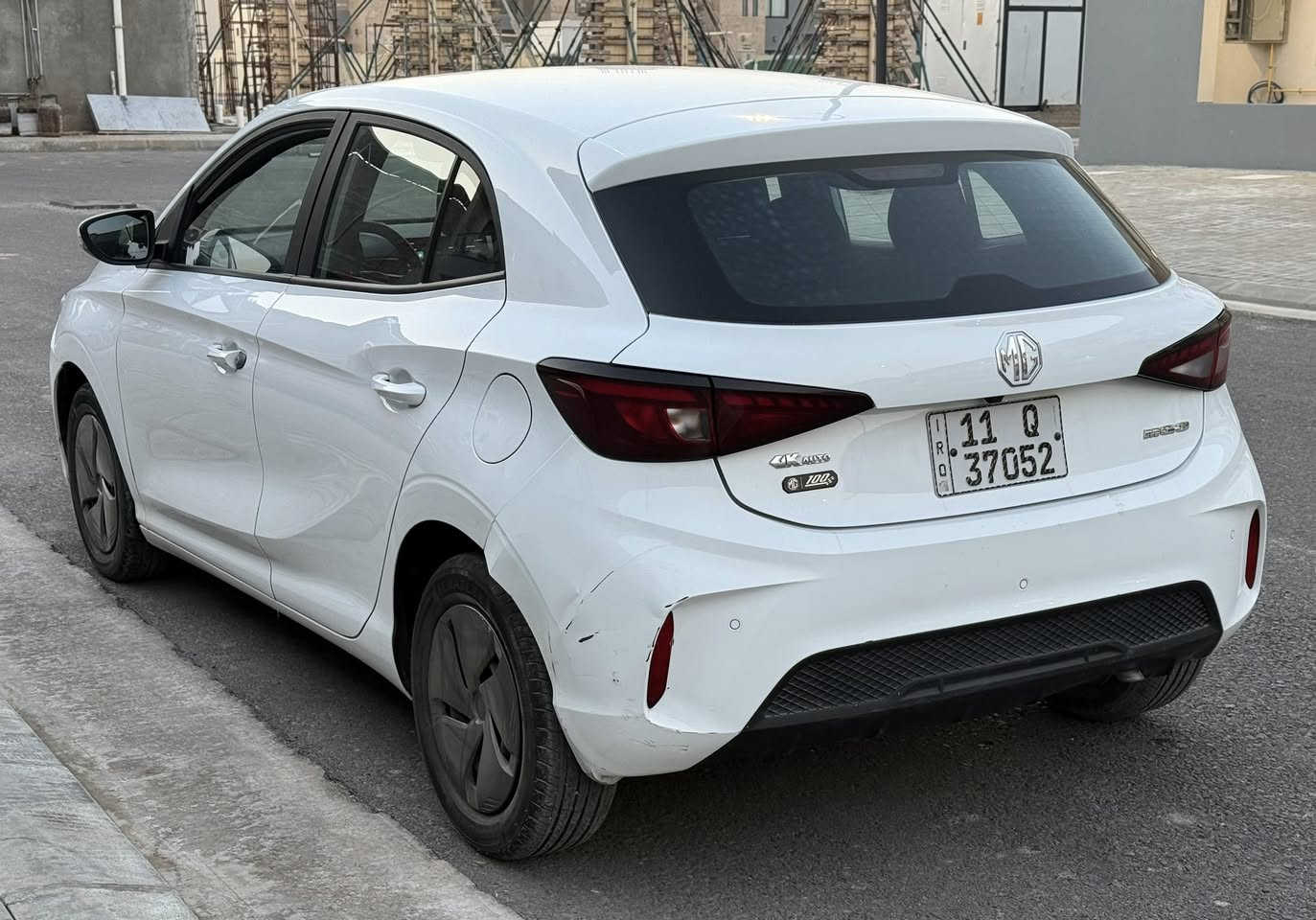 السلام عليكم 
هاچ باك mg3
موديل 2024 
خليجيه 
يوجد صبغ ربع البنيد وخشم الجاملغ 
العنوان بغداد الكاضمية 
السعر 90 ورقه تحويل ثاني يوم
للتواصل ***********
