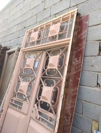 مكلفة بالنشر باب حديد للبيع قياسة الطول مترين ونص والعرظ مترة وعشرين س...