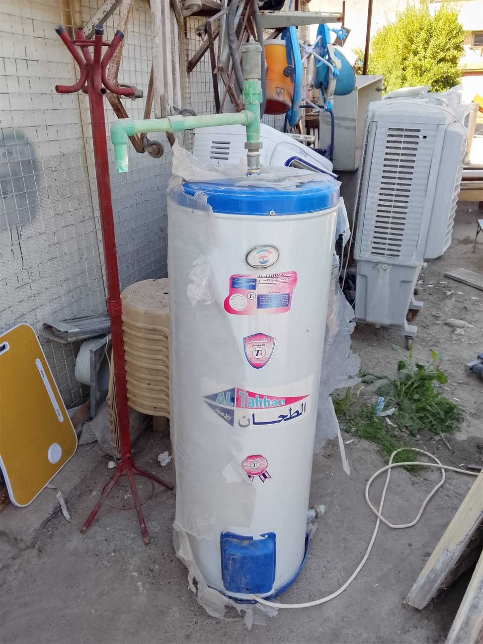 ميز ابو جام مال محل نضيف كلش
تانكي ماء بلاستيك 1000لير نضيف كلش 
كيزر شغال فول نضيف كلش 
خانقين محطة مقابل مركز شرطة ازاي 
مزاد محمد خانقين التواصل واستفسار 
***********
وشراء عراض مستعمل جديد 👉
