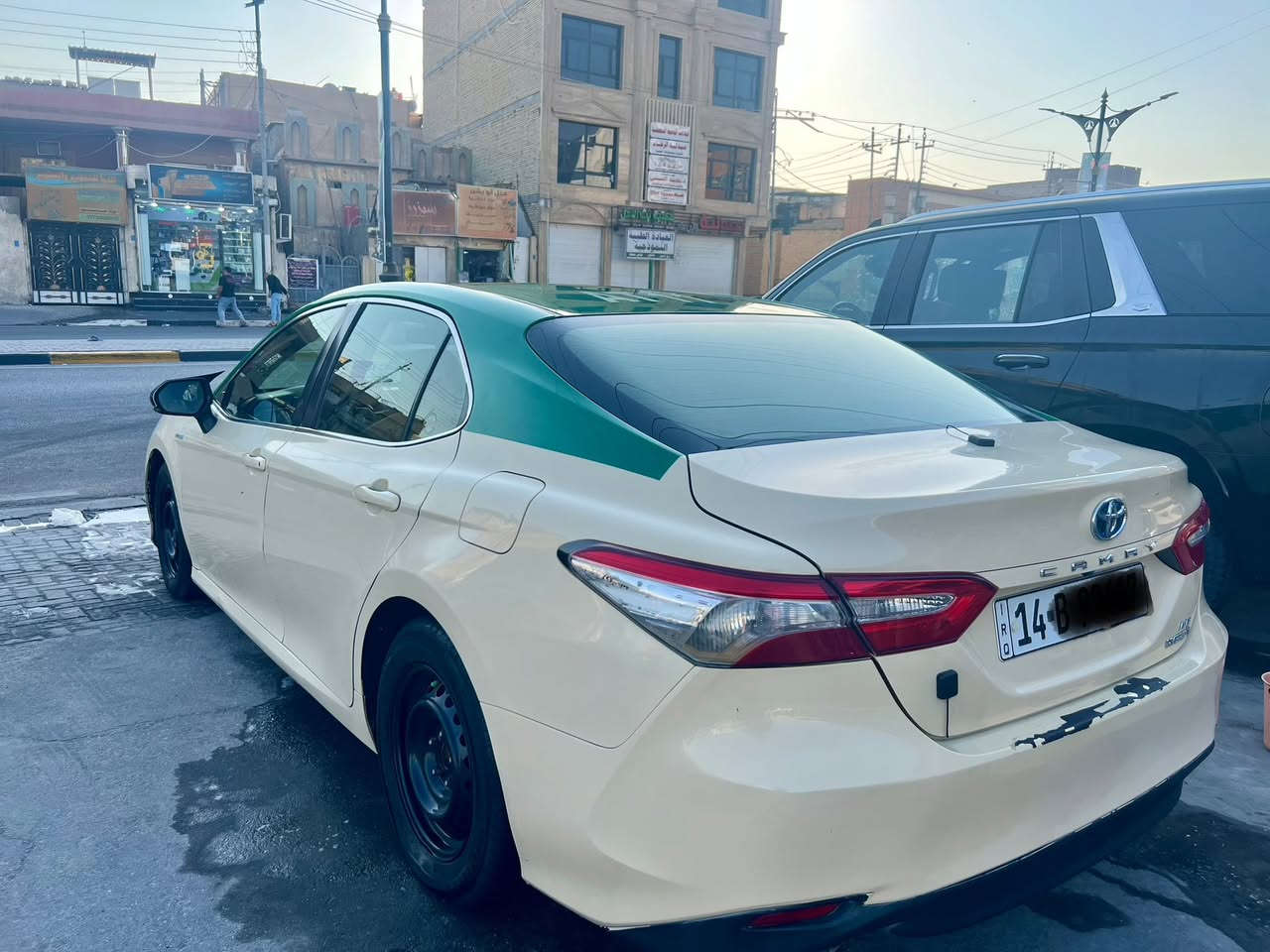 كامري هايبرد  تكسي دبي  رقم بصرة اصل  2019
تسجيل 2023 تحويل ثاني يوم  السعر (125) وبيه مجال قليل 
ماشية 800 وكسور الف كيلو لونها بيجي قمارة خضرة 
محرك2500 + هايبرد 
مواصفاتها معروفة 
كشنات جلد لونين  سايد بريك كهربائي اوتو هولد و وضعيات قيادة 
تشغيل بصمه + شاشة تدعم أبل كار بلي و اندرويد اوتو 
+ كامرا خلفية + حساس ضغط الاطارات
***********
