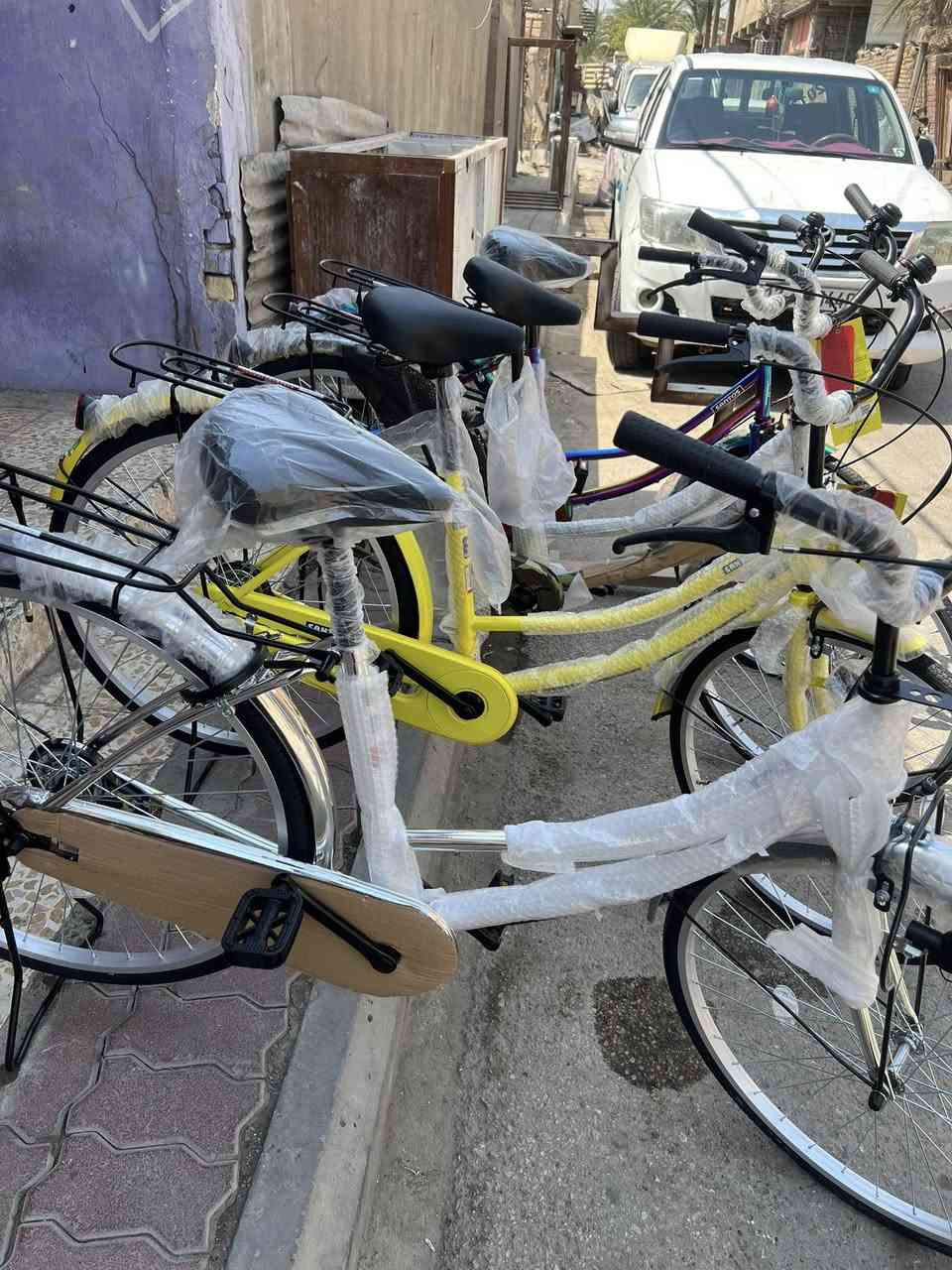 السلام عليكم
بايسكل حجم ٢٦ الوان مميزه السعر ١٣٥ العنوان السماوه الغربي شارع منتجات النفطيه 
***********
