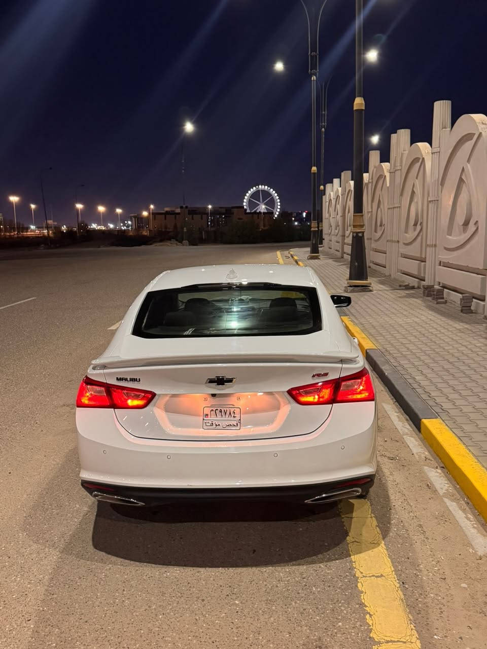 ماليبو 2024 كفالة ضرب وصبغ وتبديل السيارة داخلة غرق للدوسة بالكارتون ماشيك 7 الف ميل مواصفات RS بدون رقم فحص مؤقت مكاني البصرة السعر 135 وبيها مجال بسيط 
للاستفسار ***********
