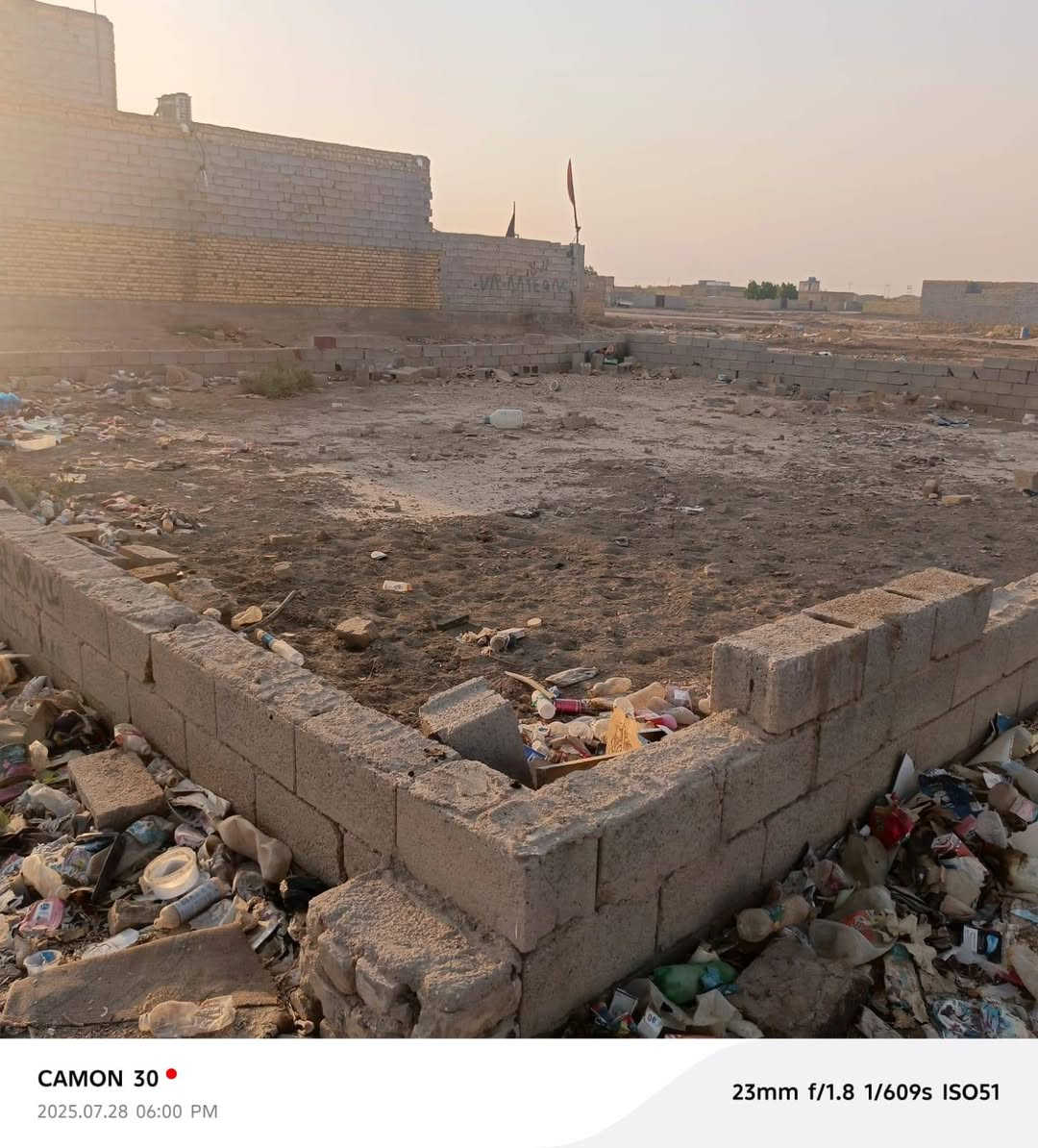 قطعه للبيع مساحه 200 متر يم جامعة ذي قار بضهر الطاقه بصف شارع علي الأكبر للاستفسار على هاذا الرقم ***********
