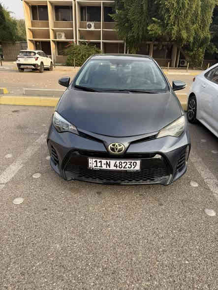 السلام عليكم
للبيع كورلا (SE) موديل 2019 ورارد امريكي حادث بسيط بدون ايرباك رقم بغداد انكليزي الجديد ماشية 72 الف 
المواصفات
1- بصمة
2- فتحت سقف
3- ويل كب كروم قياس 17 رياضي
4- كشنات جلد ومخمل
5-ليت زنون
6- رادار امامي
7- هيتر بالمرايه الجانبية
8- شاشة وكامرة خلفية
9- شاشة اعطال وسط الدشبول
10-اربعة دسك امامي خلفي
مكان السيارة بغداد 
اي استفسار الاتصال ***********
