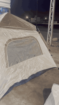 خيمه بهذه الشكل اوتماتك بابين شباكين بانورامه قياس ٢٢٠ في ٢٢٠ ورتفاعها...