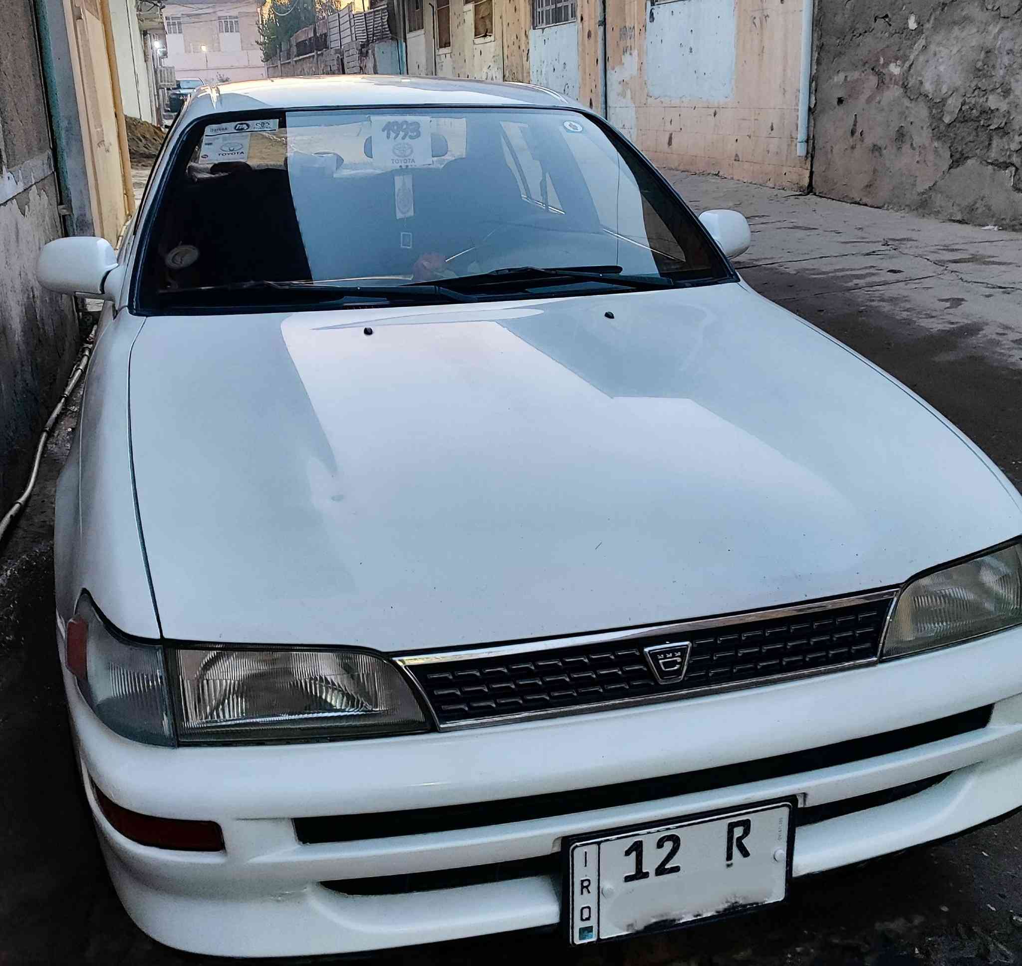 سيارة تيوتا ( كورلا) للبيع الموديل 1993 محرك وكير شرط ع. فحص
كهربائياتها شرط جامات كهرب قفل مركزي كير توماتيك باتري جديد فيت بم جديد بلكات + وايرات جديد  السيارة حيل نظيفه ما تصرف كلشي عليها  رقم اجنبي بأسمي هزة جديدة ابيع تحويل ما اعمل وكاله صبغ ما بيها الا دائرة واحدة فقط وبارد بيها وتقليمات حفيفه والصور قدام العين السعر 66 وبيها مجال بسيط الشراي يتصل
***********
