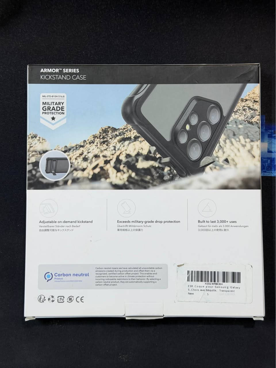 ESR KICKSTAND CASE (armor) S 24 ultra 
•••••••••
الکیس درع من شریکة (ESR)
بکارهاتی (مستعمل)
•••••••••
Price : 13000 dinar (١٣٠٠٠ دینار) دهوك, العراق


**إذا كنت صاحب هذا الإعلان وتريد حذفه لأي سبب، رجاءا أرسل رسالة إلى الدعم الفني**
