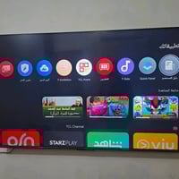 شاشة tcl p8k حجم 55اصدار 2025  نظافة 100% استخدام قليل كاملة الملحقات ...