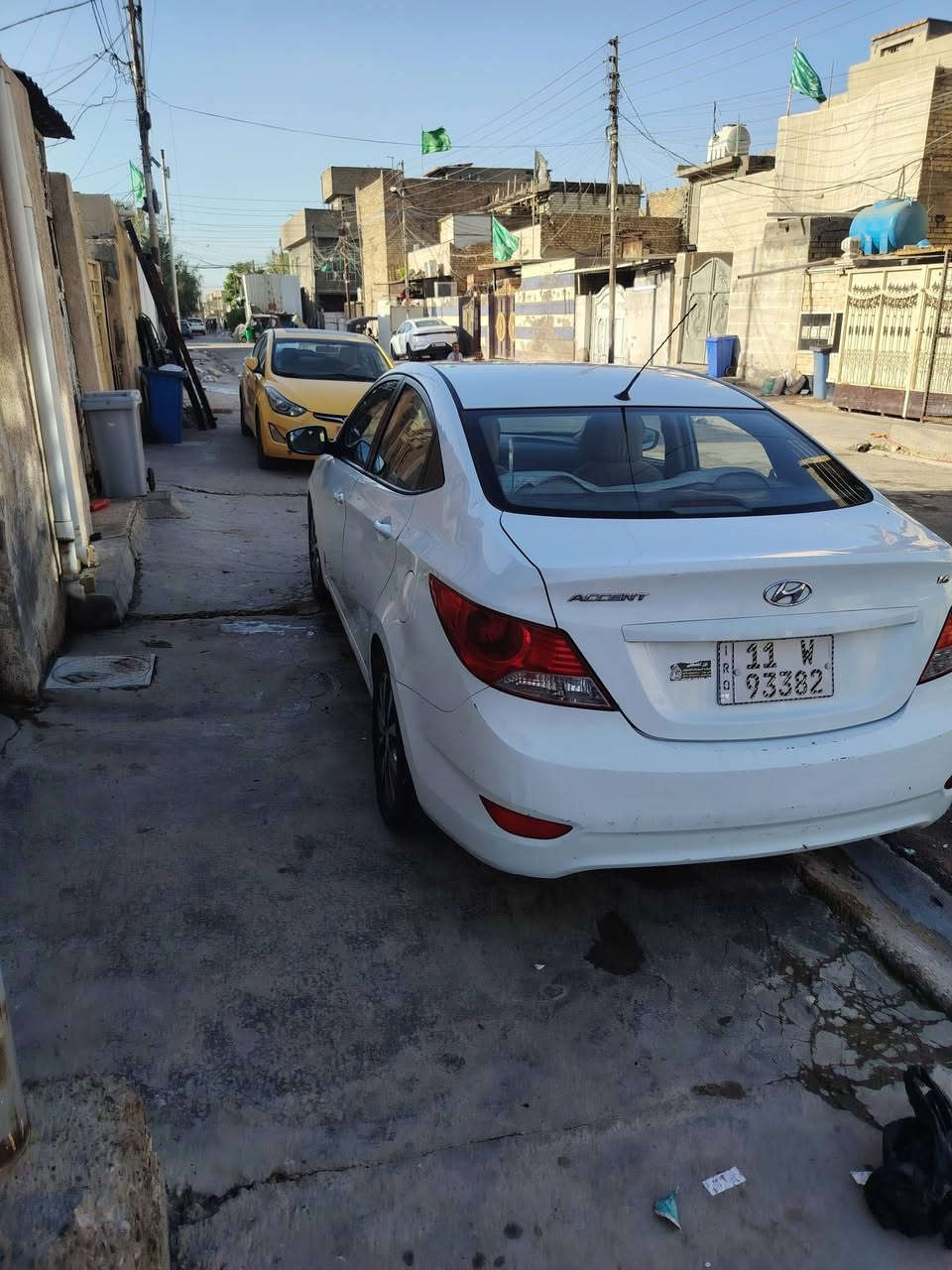 أكسنت ١٥ خليجي مكفوله من صبغ تبديل بيه شبر صبغ بلدوسه وبيه رصعات بصيطه محرك كير تبريد خير من الله مكان السياره بغداد حي النصر قرب العبيدي السعر ٩٥ بيه مجال بصيط محرك ١٦٠٠ قطرتين ***********
