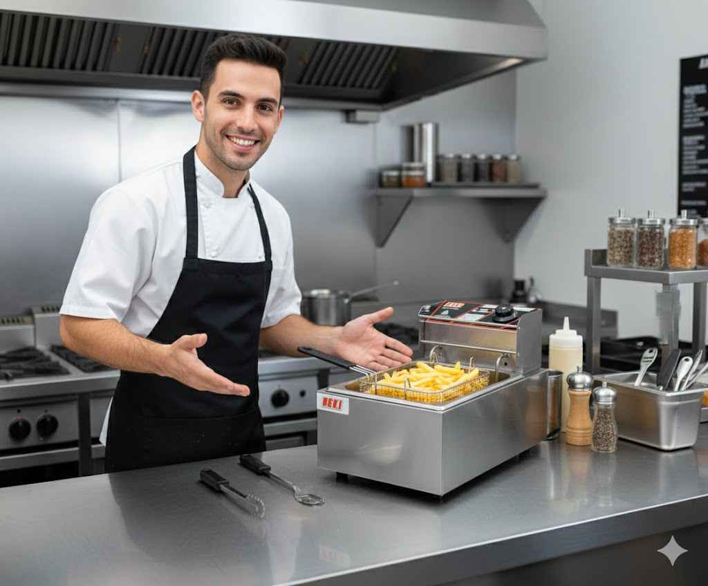 قلاية   الكهربائية – سعة 6 لتر 🔥

شغل نظيف، مقرمش، وسريع.. هاي القلاية هي الحل الأمثل للمطاعم الصغيرة، الأكشاك، أو حتى للبيت إذا عائلتكم تحب الأكل الجاهز والمكسبة.

✅ المواصفات والمميزات:
- سعة ضخمة (6 لتر): تكفي أكبر الوجبات دفعة واحدة.
- قوة جبارة (2500 واط): يحمى الزيت بلمح البصر وبدون انتظار.
- تحكم دقيق بالحرارة: من (60° إلى 200°C) مع مؤشر ضوئي للتشغيل.
- ستانلس ستيل أصلي: مقاوم للصدأ وسهل التنظيف جداً.
- أمان كامل: سلة بمقبض عازل، غطاء يمنع طفرات الزيت، ونظام حماية يطفي السخان إذا ماكو زيت.
- قاعدة مثقبة: تضمن توزيع الحرارة بالتساوي حتى الأكل يستوي من كل الجوانب.

💰 السعر في العراق: 65,000 دينار فقط!

📦 خدماتنا:
- ضمان استبدال وإرجاع حقيقي خلال 7 أيام من تاريخ الاستلام.
- توصيل لباب المنزل لكل محافظات العراق خلال 24 ساعة فقط!

للحجز والاستفسار، تواصل معنا الآن عبر الرسائل أو الاتصال على: ***********

#مطبخ_عراقي #تجهيزات_مطاعم #قلاية_كهربائية #توصيل_سريع #العراق #مشاريع_صغيرة #ريكي بغداد, العراق
