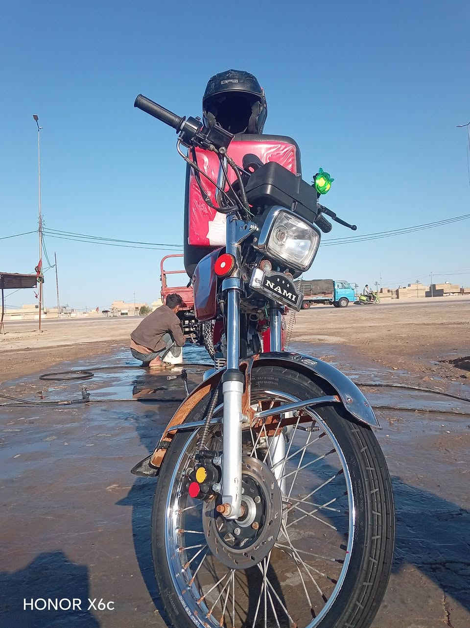 السلام عليكم دراجه اربعه كير نامه امتياس للعلم الدراجه مفتوحه كهربايات شغال نقص اشاير مديل 2021اوراق اوصولي السعر 800 وبيهه مجال الحك الجيه المكان الديوانيه سنيه رقم الهادف*********** رجاء فقط بس الشراي يتصل
