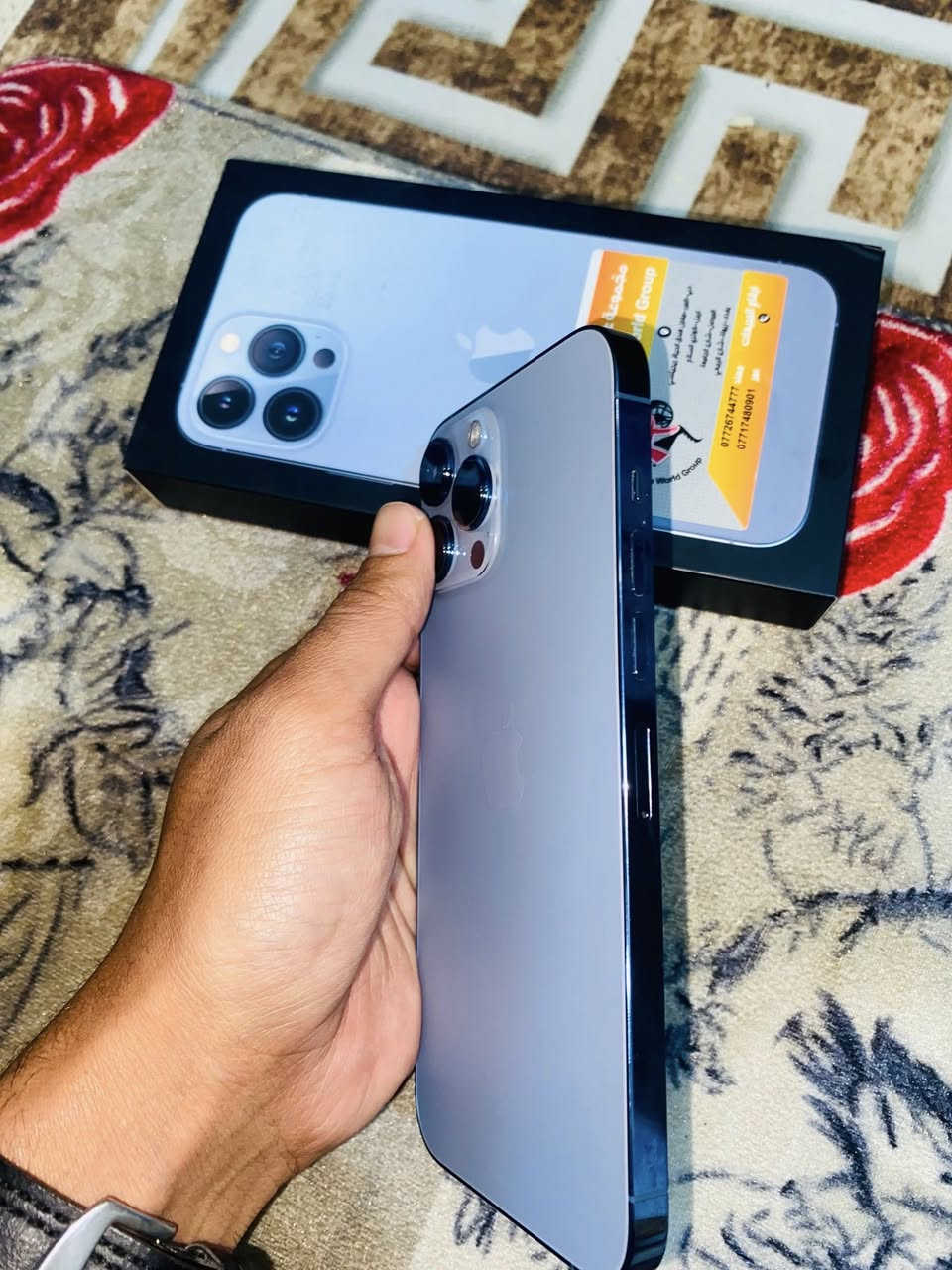 السلام عليكم 
آيفون (13) برو ماكس
ذاكرة 256 
شرق اوسط 
(وتر) 
بطاريه ٧٨ 
سعر ٧٦٠


**إذا كنت صاحب هذا الإعلان وتريد حذفه لأي سبب، رجاءا أرسل رسالة إلى الدعم الفني**