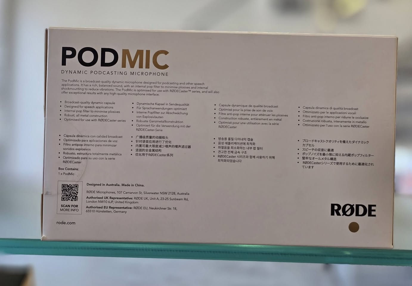 Rode pod mic ...
للاستفسار واتس ***********
