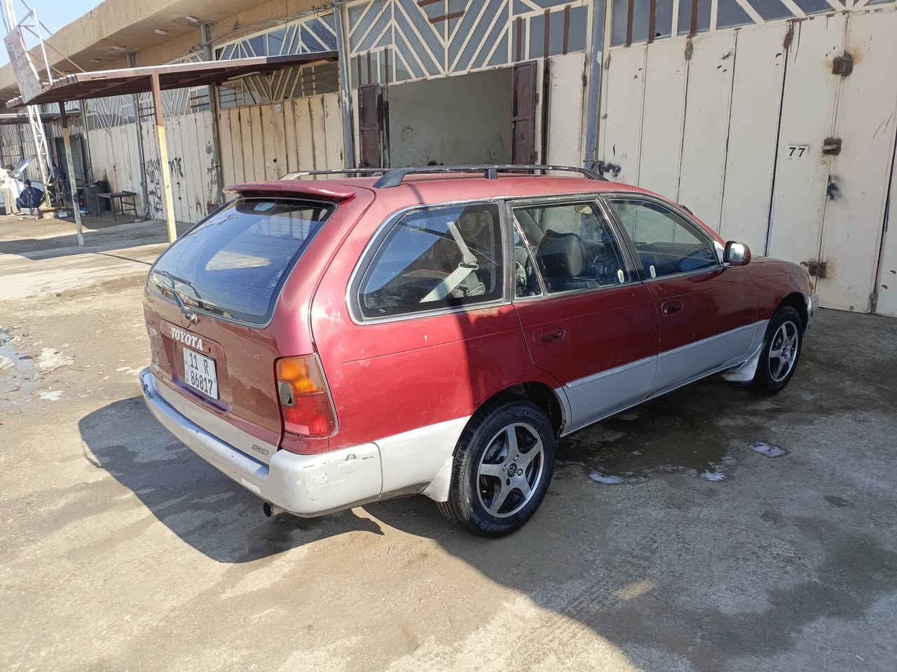 السلام عليكم للبيع كورلا موديل 1995 محوره رقمه بغداد 
مكفولة من الضربه الصبغ والتبديل محرك وكير وصدر مكفول
تبريد شغال  تخم تاير ويل كب سياره جاهزه من كلشي 
السعر 52 وبيه مجال العنوان واسط نعمانيه 
***********
