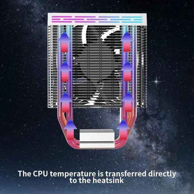 English  |  کوردی  |  عربي 

اسم المنتج: مبرد معالج ARGB، 4 أنابيب حرارية، مروحة ARGB صامتة بـ 4 دبابيس PWM لمعالجات Intel LGA1700 1200 1150 1155 1156 1366 AM5 AM4 AM3 (أسود)
العلامة التجارية: MetalFish
اللون: أسود
العدد: 1
الحالة: جديد 
السعر: 38 الف دينار

متوفر توصيل لكل أنحاء العراق 🚕🚀🌀

⛔ مواصفات المنتج:-

أداء تبريد استثنائي: صُمم مُبرد المعالج METALFISH ZH-1400 لتوفير تبديد حرارة فائق، مما يضمن بقاء وحدة المعالجة المركزية باردة حتى أثناء جلسات الألعاب المكثفة أو أحمال العمل الثقيلة. بفضل تقنية أنابيب التبريد المتقدمة، ينقل مُبرد المعالج هذا الحرارة بكفاءة عالية بعيدًا عن المعالج، محافظًا على درجة حرارته ضمن الحدود الآمنة.

تصميم أنيق وعصري: يتميز مُبرد المعالج METALFISH ZH-1400 ARGB بمشع أبيض وتصميم عصري، فهو لا يُحسّن قدرات التبريد فحسب، بل يُضفي لمسة من الأناقة على جهازك. يتناسب تصميمه الجذاب بسلاسة مع مختلف صناديق الكمبيوتر، مما يجعله خيارًا مثاليًا للاعبين ومُجمّعي أجهزة الكمبيوتر على حدٍ سواء.

تشغيل هادئ: مُزود بمروحة PWM رباعية الأطراف، تعمل مروحة المعالج METALFISH ZH-1400 بمستويات ضوضاء منخفضة، مما يُتيح بيئة حوسبة هادئة للغاية. استمتع بألعابك وعملك دون أي تشتيت، بفضل تقنية المروحة الذكية التي تُعدّل السرعات تلقائيًا بناءً على درجة حرارة وحدة المعالجة المركزية.
----------------------------------------------------------

ناوی بەرهەم: فێنککەرەوەی سی پی یوی ARGB، 4 بۆری گەرمی، پانکەی بێدەنگی ARGB لەگەڵ 4 پێنی PWM بۆ پڕۆسێسەرەکانی Intel LGA1700 1200 1150 1155 1156 1366 AM5 AM4 AM3 (ڕەش)

 مارکە: مێتالفیش
 ڕەنگ: ڕەش
 بڕی: 1
 مەرج: نوێ
 نرخ: ٣٨ هەزار دینار

 گەیاندن لە سەرتاسەری عێراق بەردەستە 🚕🚀🌀

 ⛔ تایبەتمەندییەکانی بەرهەم:

 کارایی ساردکردنەوەی ناوازە: فێنککەرەوەی CPU METALFISH ZH-1400 بە شێوەیەک دیزاین کراوە کە گەرمییەکی بەرزتر دابین بکات، دڵنیای دەدات کە سی پی یوەکەت بە فێنک دەمێنێتەوە تەنانەت لە کاتی دانیشتنە چڕەکانی یاریکردن یان باری کاری قورسدا.  بەهۆی تەکنەلۆژیای پێشکەوتووی بۆری گەرمی، ئەم ساردکەرەوەی سی پی یو بە شێوەیەکی کارا گەرمی دەگوازێتەوە بۆ دوور لە پرۆسێسەرەکە، پلەی گەرمیەکەی لە سنوورێکی سەلامەتدا دەهێڵێتەوە.

  دیزاینێکی بریقەدار و مۆدێرن: بە تایبەتمەندی هیتسینکێکی سپی و دیزاینێکی مۆدێرن، کولەری CPU METALFISH ZH-1400 ARGB نەک تەنها تواناکانی ساردکردنەوە بەرز دەکاتەوە بەڵکو بڕێک لە ڕەنگینیی بۆ سیستەمەکەت زیاد دەکات.  دیزاینە سەرنجڕاکێشەکەی بەبێ کێشە لەگەڵ کەیسە جیاوازەکانی کۆمپیوتەر تێکەڵ دەبێت، ئەمەش وایکردووە ببێتە هەڵبژاردەیەکی ئایدیاڵ بۆ یاریزانان و دروستکەرانی کۆمپیوتەر بە هەمان شێوە.

 کارکردنی بێدەنگ: بە پانکەی PWM ی چوار پێن تەیار کراوە، فێنککەرەوەی CPU METALFISH ZH-1400 لە ئاستی ژاوەژاوی کەمدا کاردەکات، ئەمەش ژینگەیەکی کۆمپیوتەری بێدەنگ و ناوازە چالاک دەکات.  چێژ لە یارییەکانت وەربگرە و بەبێ سەرقاڵکردن کار بکە، ئەمەش بەهۆی تەکنەلۆژیای زیرەکی هەوادارەوە کە بە شێوەیەکی ئۆتۆماتیکی خێراییەکان بە پشتبەستن بە پلەی گەرمی سی پی یو ڕێکدەخات.

 ---------------------------------------------------------

Product Name: ARGB CPU Cooler, 4 Heat Pipes, Silent ARGB Fan with 4 PWM Pins for Intel LGA1700 1200 1150 1155 1156 1366 AM5 AM4 AM3 Processors (Black)

Brand: MetalFish
Color: Black
Quantity: 1
Condition: New
Price: 38,000 IQD

Delivery available throughout Iraq 🚕🚀🌀

⛔ Product Specifications:

Exceptional Cooling Performance: The METALFISH ZH-1400 CPU cooler is designed to provide superior heat dissipation, ensuring your CPU stays cool even during intense gaming sessions or heavy workloads. Thanks to its advanced heat pipe technology, this CPU cooler efficiently transfers heat away from the processor, keeping its temperature within safe limits.

 Sleek and Modern Design: Featuring a white heatsink and a modern design, the METALFISH ZH-1400 ARGB CPU cooler not only enhances cooling capabilities but also adds a touch of elegance to your system. Its attractive design blends seamlessly with various PC cases, making it an ideal choice for gamers and PC builders alike.

Quiet Operation: Equipped with a four-pin PWM fan, the METALFISH ZH-1400 CPU cooler operates at low noise levels, enabling an exceptionally quiet computing environment. Enjoy your games and work without distractions, thanks to intelligent fan technology that automatically adjusts speeds based on CPU temperature.

------------------------------------------------------------------------ سميل, دهوك


**إذا كنت صاحب هذا الإعلان وتريد حذفه لأي سبب، رجاءا أرسل رسالة إلى الدعم الفني**