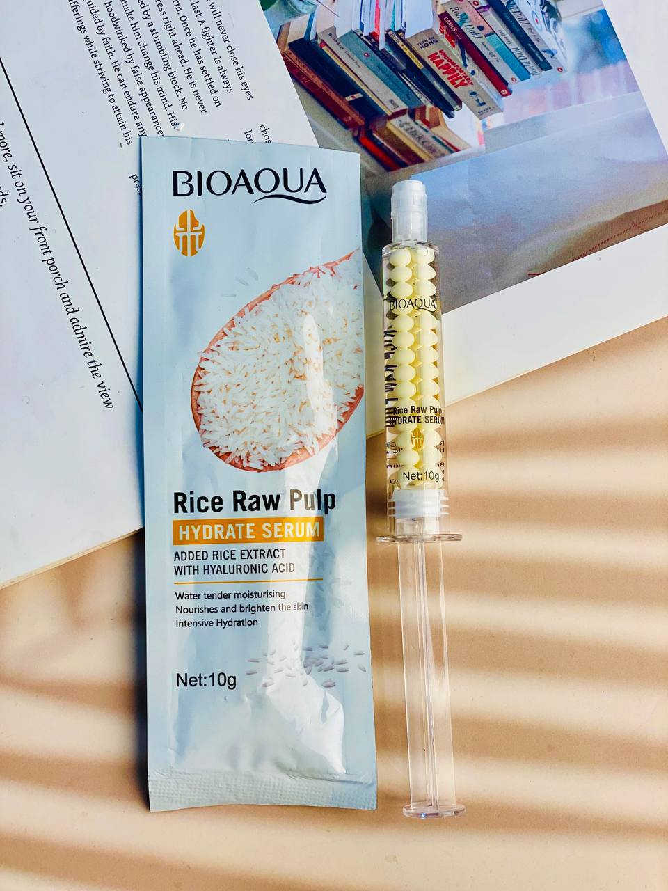 BIOAQUA سيروم الأرز
✨ سر النعومة والترطيب العميق ✨
💧🌾 سيروم الأرز من BIOAQUA يمنحك
بشرة ناعمة، مشرقة، ومليانة حيوية من أول استخدام!

✔️ يرطب البشرة بعمق
✔️ يفتح ويوحد لون البشرة
✔️ يغذي البشرة ويعطيها نعومة حريرية
✔️ مناسب لكل أنواع البشرة

🌿 بخلاصة الأرز + حمض الهيالورونيك
ترطيب قوي ولمعان طبيعي بدون دهن

🧴 طريقة الاستخدام:
يوضع على بشرة نظيفة صباحاً ومساءً مع تدليك خفيف
✨ النتيجة؟
بشرة صافية، ناعمة ومشرقة طول اليوم

السعر ٨الاف
🚘يوجد خدمة توصيل لجميع محافظات العراق


**إذا كنت صاحب هذا الإعلان وتريد حذفه لأي سبب، رجاءا أرسل رسالة إلى الدعم الفني**