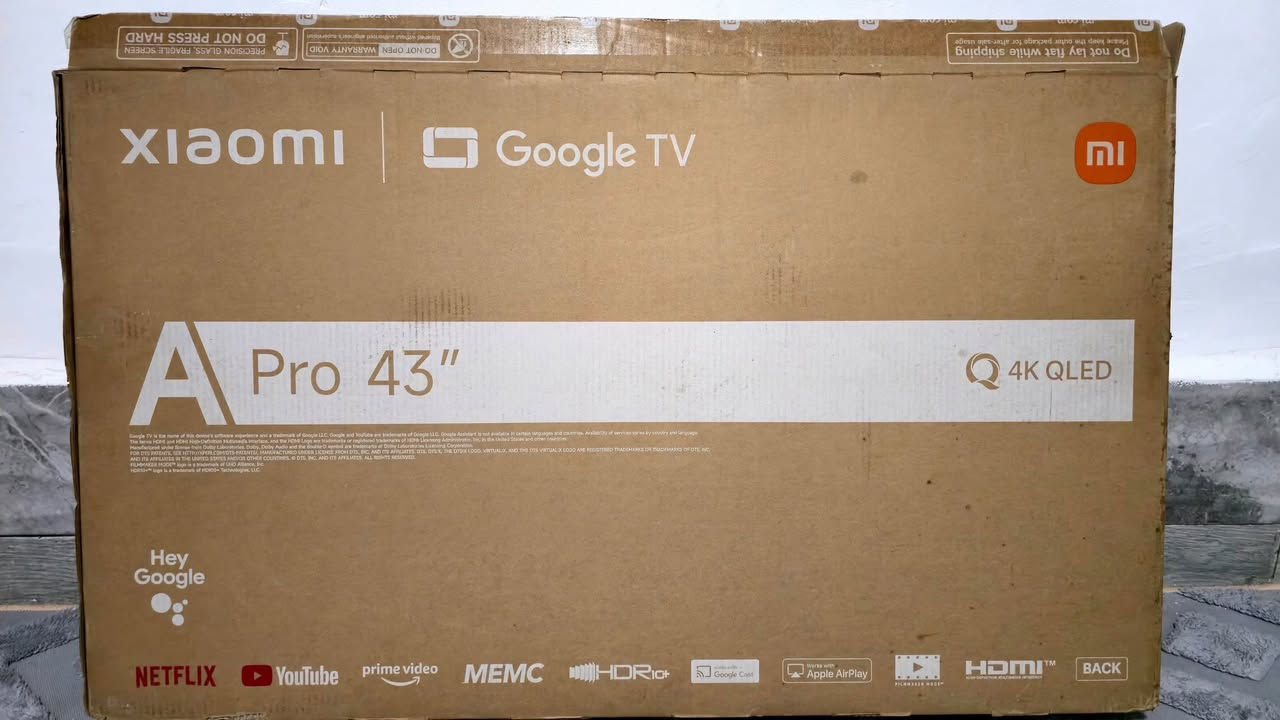 📺 للبيع تلفزيون شاومي جديد
Xiaomi TV A Pro 43
✨ المواصفات:
الحجم: 43 بوصة
الشاشة: QLED 4K Ultra HD
نظام التشغيل: Google TV
يدعم الأوامر الصوتية Hey Google
HDR10+ لصورة أوضح وألوان قوية
MEMC لتحسين سلاسة الحركة
يدعم Netflix / YouTube / Prime Video
Chromecast مدمج
يدعم Apple AirPlay
منافذ HDMI
صوت وصورة ممتازة للأفلام والألعاب
📦 الحالة:
جديد بالكرتون
الكرتون مختوم ونظيف
🎬 مناسب للأفلام، الألعاب، واليوتيوب بدقة عالية.
📍 للتواصل والاستفسار على الخاص.
300 الف دينار عراقي


**إذا كنت صاحب هذا الإعلان وتريد حذفه لأي سبب، رجاءا أرسل رسالة إلى الدعم الفني**