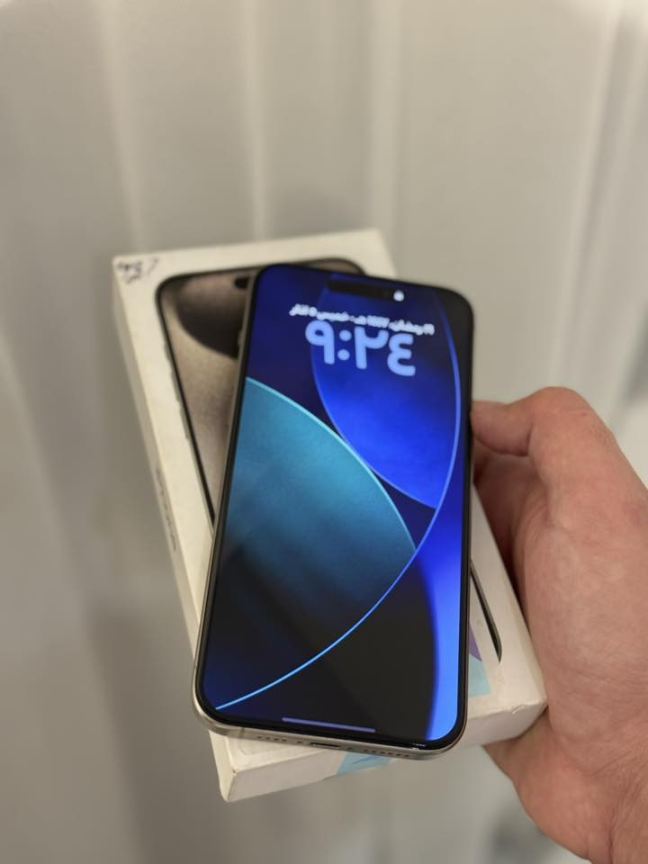 آيفون 15 برو ماكس
جهاز جديد خدش ما بي 🆕

بطاريته 87%🔋

جهاز عربي شرق أوسط A/AA✅

باكيته مطابق جهاز كلا نورمل + مع ضمان عن أي خلل في الجهاز

سعر 1060 ألف دينار وسعره كلش حلو 🔥 عل نضافته 

مكاني بغداد 
لل تواصل ***********
