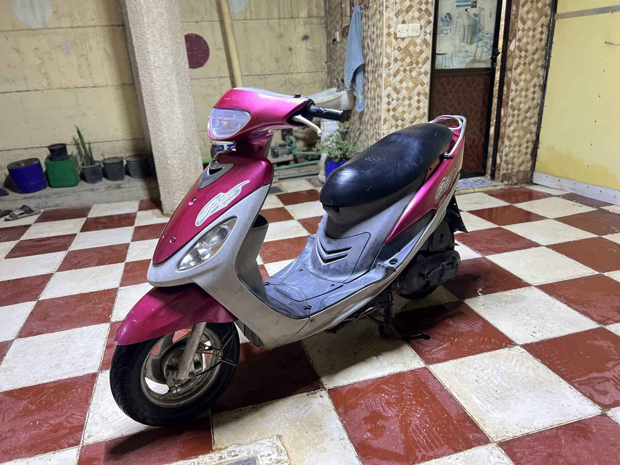 السلام عليكم 
للبيع ماكس منغولي (55) صاروخ 
شلعه ومعدل الدراجه خير من الله كفرات ختم مكينة ناعمه ملاح يخبل  السعر 550 بيها مجال للشراي حلة حي الصحة  للاستفسار خاص او الاتصال *********** Singapore
