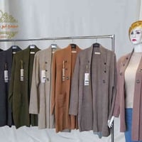 جاكيت صوف نسائي • ڤري سايز • طول ٩٥سم