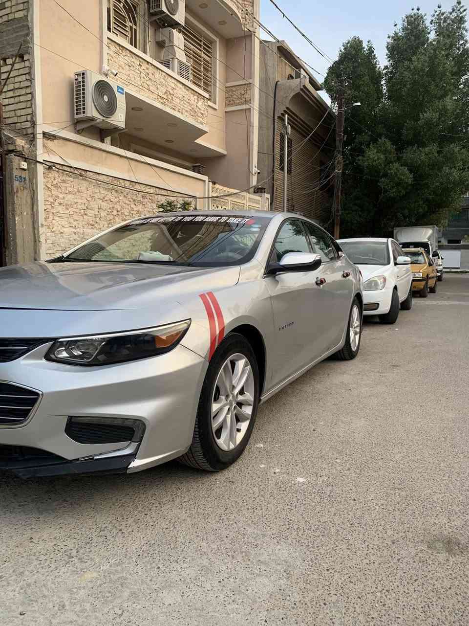 ماليبو 2017مواصفات Lt بدون ايرباك
لون رصاصي رقم أربيل بأسمي

حادثها ربع البنيد والجاملغ بي بي بارد 

وصور الحادث موجودة

داخل عسلي 

كرسي السائق كهرباء 

تبريد قطعتين 

وباقي المواصفات المعروفة

محرك ١٥٠٠ تيربو 

سيارة مال جناي وبالعافية على الياخذها 

مكانها بغداد حي اور

سعرها 115$وبيها مجال قليل للشراي 

للاستفسار 

***********
