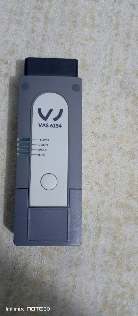 vci 6154 فيشة وكالة
لتشخيص وبرمجة سيارات مجموعة VAG (فولكس فاجن✅، أودي✅، سكودا،✅ سيات، بنتلي، ✅ولامبورغيني). 
دعم البروتوكولات الحديثة: يدعم أحدث بروتوكولات الاتصال مثل DoIP و CAN FD
يعمل بشكل أساسي مع برنامج ODIS (الخدمة والهندسة)
سعر 75 الف  .. متوفر توصيل


**إذا كنت صاحب هذا الإعلان وتريد حذفه لأي سبب، رجاءا أرسل رسالة إلى الدعم الفني**