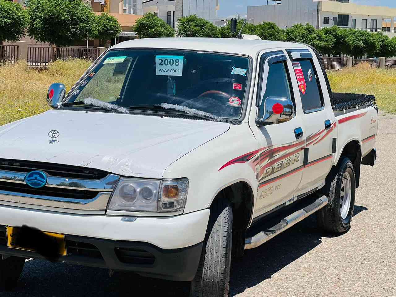 بابەت فرۆشتن
دێر مۆدێل2008 بەتامی 2012✅
سەیارەكە پاكوخاوێنو جایزە ✅
چوار تایەو ویلی لۆكی لەبنە دەشپول مەرزیە چوار جام كارەبا ✅
گێڕو مەكینەو ئەكسلی بەشەرتە مەكینە بەخە مەنە فێسی ئەسڵی 
***********واتساپ ڤای بەر
