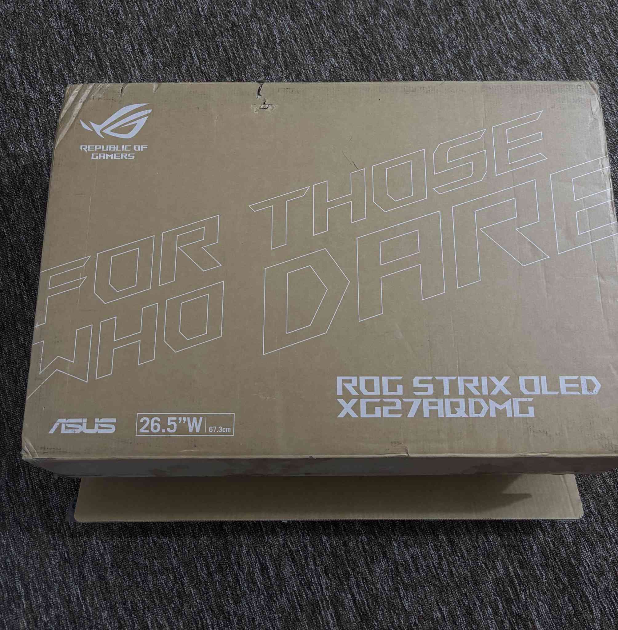 Asus Rog Glossy OLED
سلام عليكم شباب
شاشة ROG كيمنك نظافة 100% خاليه من اي حرق داخلي ولا حتى نص بكسل 
OLED
240Hz
0.03Ms 
2K
27 inch
ASUS ROG Strix 27" 1440P OLED Gaming Monitor (XG27AQDMG) -QHD, Glossy OLED, 240Hz, 0.03ms, Custom Heatsink, Anti-flicker,Uniform Brightness, G- SYNC Compatible, 99% DCI-P3,
سعر مليون وبيها مجال 
+ اي شخص يريد يجي يفحصها او اصورله فد اختبار معين يدلل 
مكاني كربلاء وموجود توصيل 
رقم : *********** ( اجاوب بعد الساعه ٣ الظهر )
