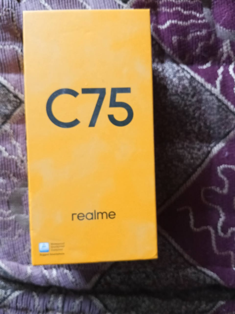 ريلمي C75. ضد الكسر مقاوم للماء السعر 150 وبي مجال
مبدل شاشة اصلية رقم ١
بغداد حي اور ***********
ذاكرة 256 | رام 8+16

بطارية 6000 

معالج G92 Max 

مقاوم للكسر باقوى حماية | مقاوم للماء باعلى معيار IP69 

كاميرا 50 ميغا بكسل 

شاشة حجم 6.72 انج
غراض كاملة
