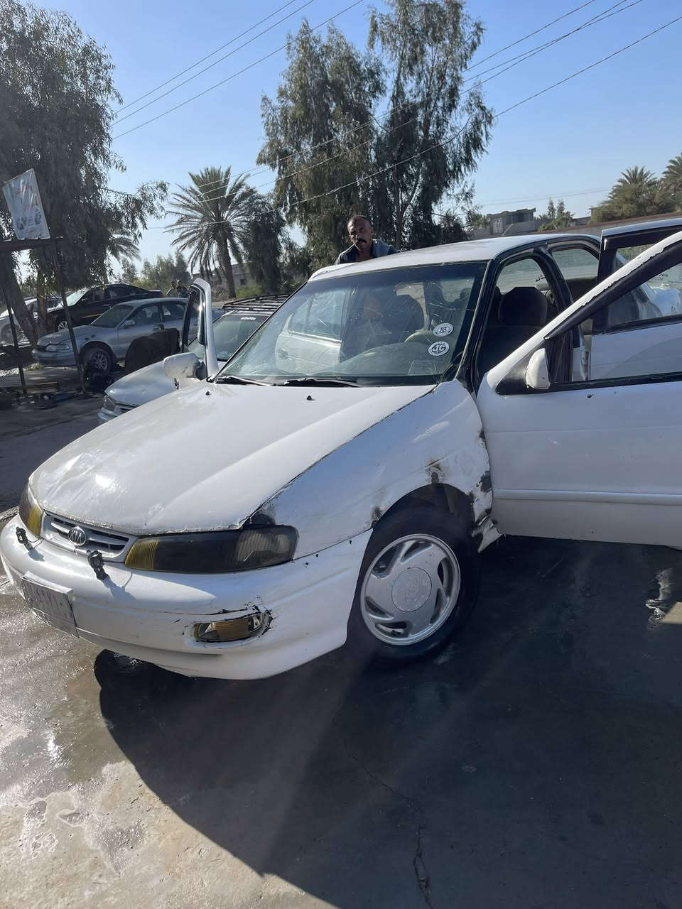 السلام عليكم

للبيع كياا سيفيا 

موديل 1995

مكينه مسكر وكير جديد 

تخم تاير جديد 

كهربئيات كله 

سنتر لوك جام اربعه يشتغل 

حداديه امامي خلفي جديد 

سياره مال جناي 

وكفاله عامه السعر 25

كفاله عامه من الضربه والكص 

الاستفسار ***********
***********
