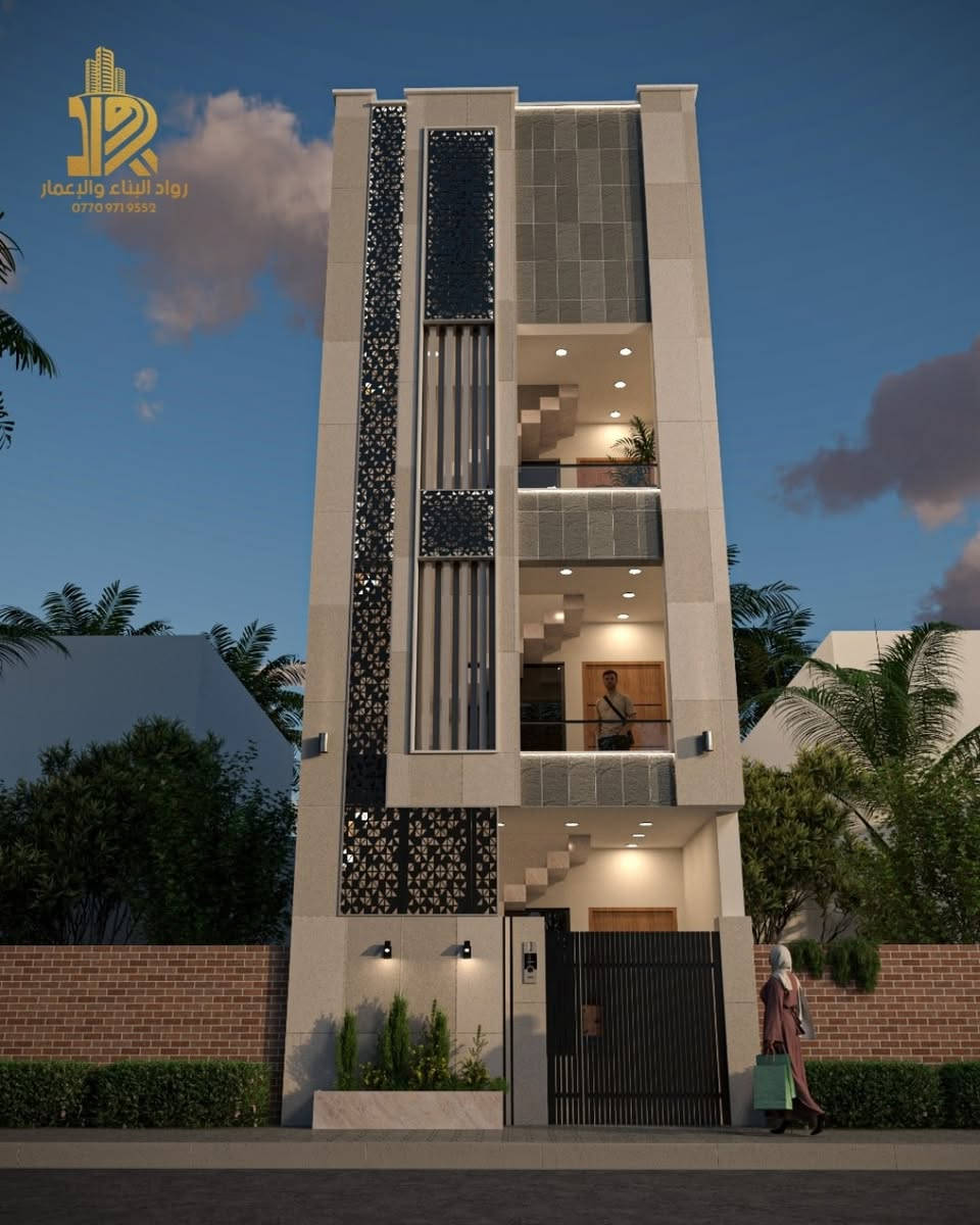 🏗️ تصميم واجهة منزل بعرض 5 متر
بدرج خارجي مميز، بمساحة كلية 100 متر مربع تتكون  من ثلاثة وحدات سكنية منفصلة

📍 الموقع: منطقة الدورة
🚧 تمت المباشرة بأعمال التنفيذ
نقدّم تصاميم تجمع بين الوظيفة، الجمال، والدقة التنفيذية
بأسلوب مودرن عصري أو كلاسك فاخر حسب رغبتكم، مع إشراف هندسي كامل من أول فكرة إلى آخر تفصيلة.
فروعنا:
⬅️ الفرع الأول / بغداد – زيونة
شارع الربيعي مقابل مول دريم ستي
عمارة الشراع – الطابق الثاني
⬅️ الفرع الثاني / واسط – العزيزية
📞 يمكنكم طلب التصاميم أونلاين من جميع محافظات العراق
☎️ ***********
☎️ ***********
#واجهات_مباني
#تصاميم_مودرن_عصرية
#ديكورات_خارجية
#خرائط
#تصميم_بيوت
#تصميم_فلل
#فيلا_كلاسك
#تصميم_داخلي
#ديكورات_داخلية
#واجهات_5_متر
#مقاولات
#إشراف
#مدني
#معماري
#House_design
#Villa_design
#Interior_design
#Landscape_design
